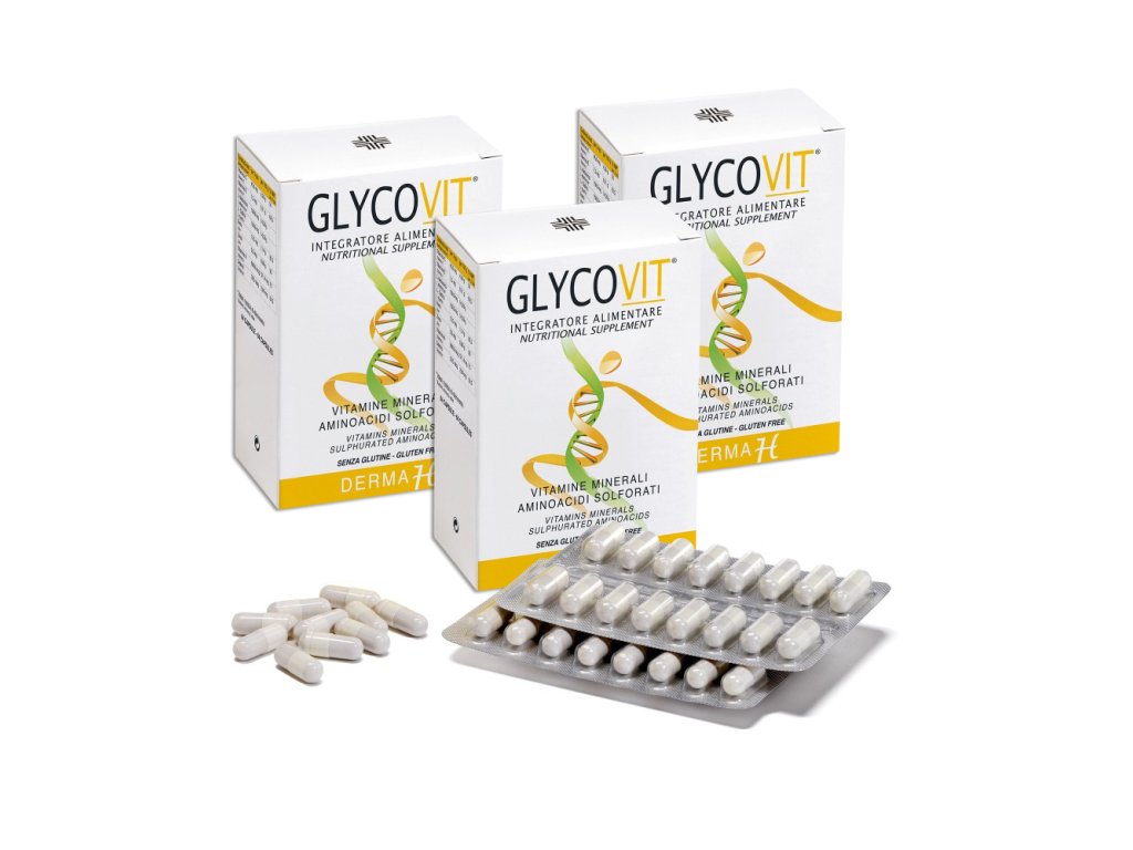 GLYCOVIT - POTRAVINOVÝ TRICHOLOGICKÝ DOPLNĚK PROTI VYPADÁVÁNÍ VLASŮ