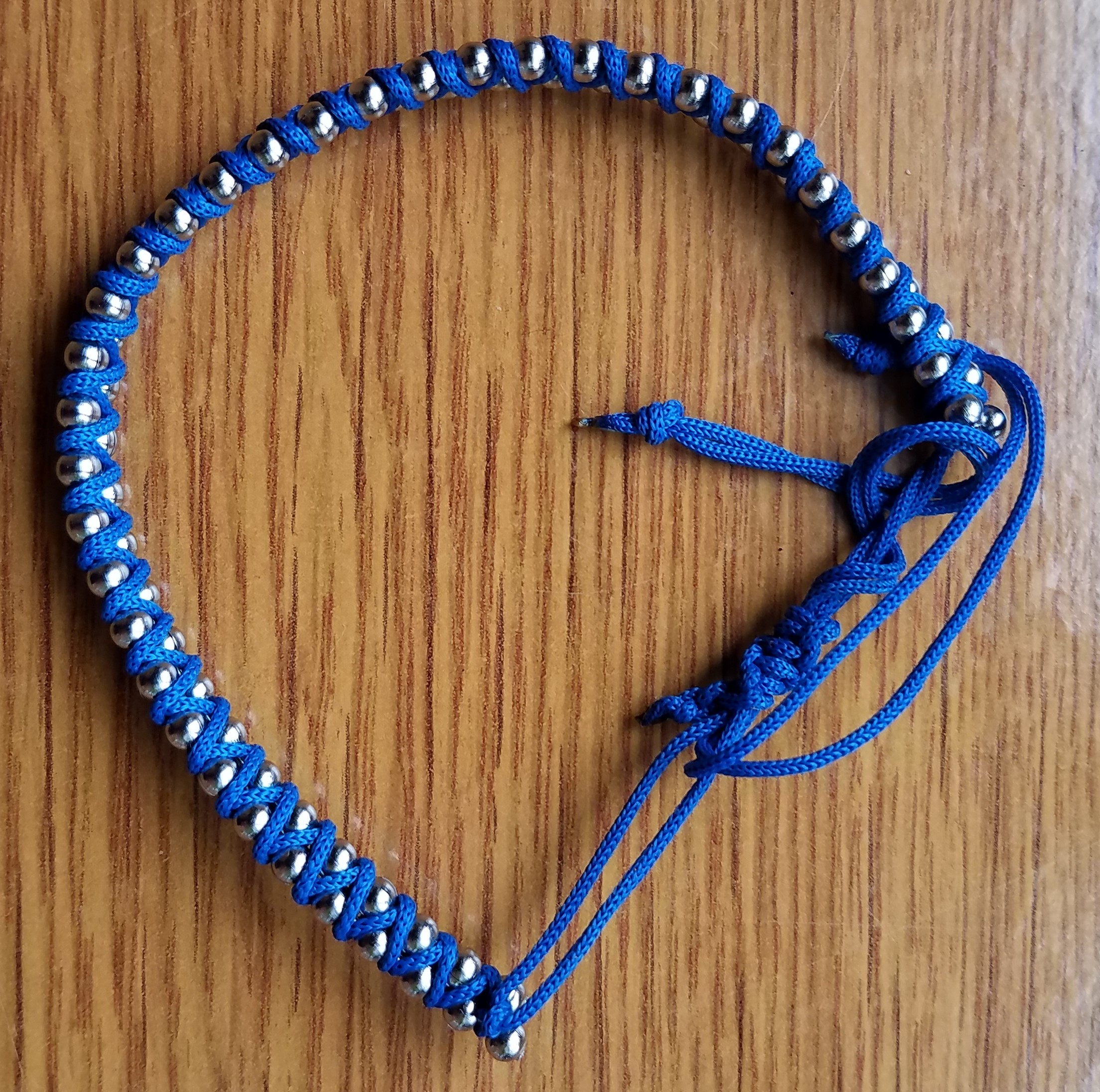 Shamballa náramek s kuličky 3mm